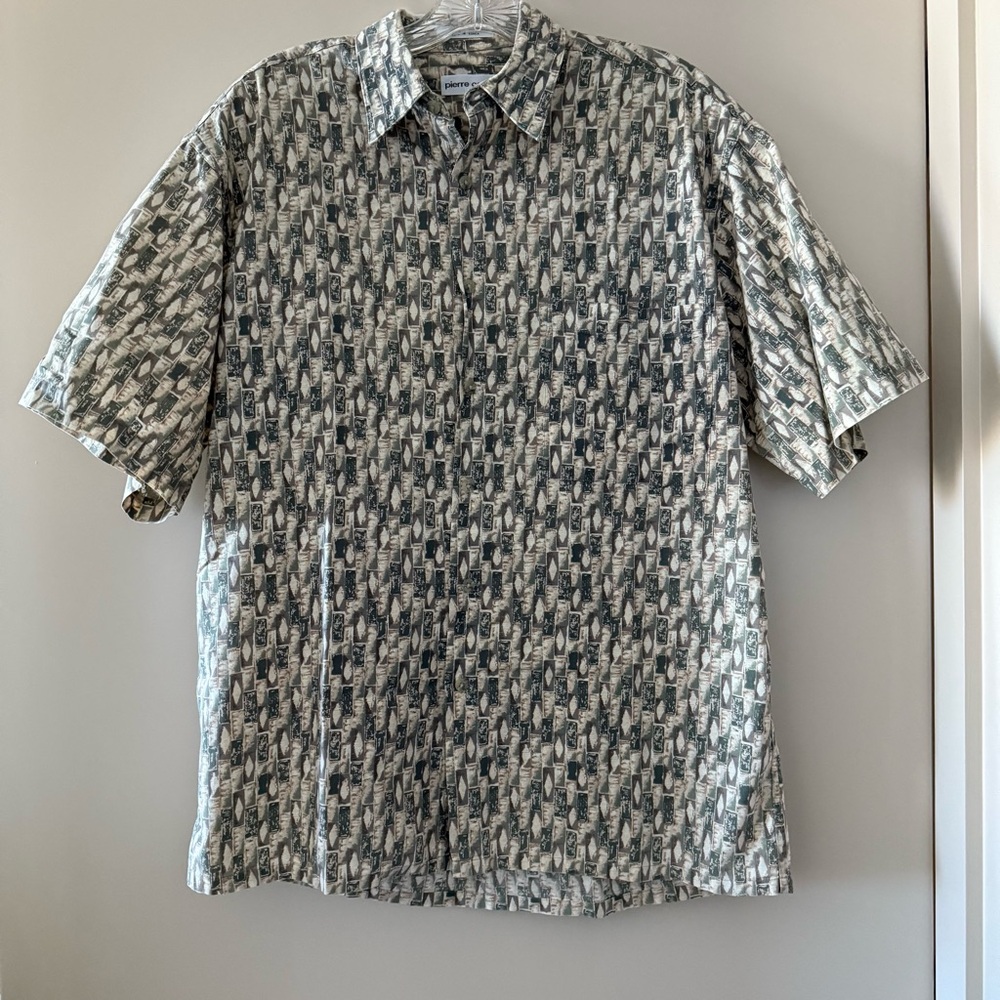 Pierre Cardin Short Sleeve Button Down EUC